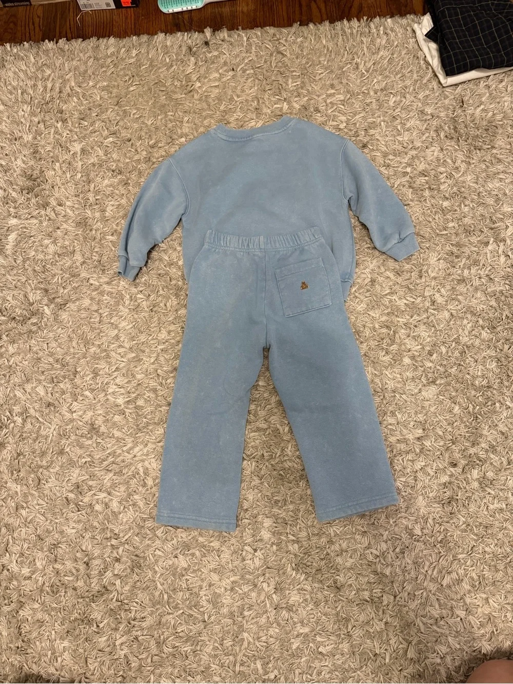 GAP Light Blue Kids Sweatshirt & Jogger Set